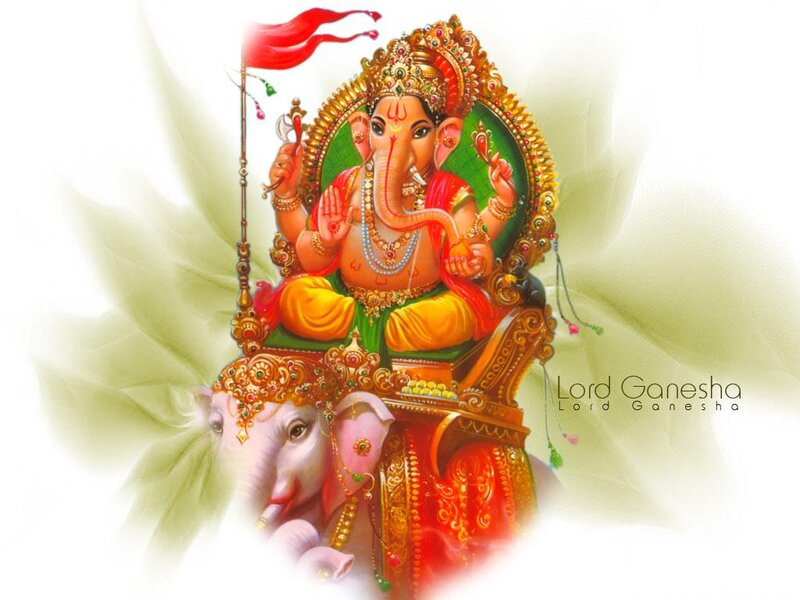Lord Ganesha on Elephant