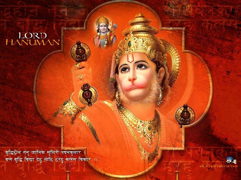 Lord Hanuman portrait