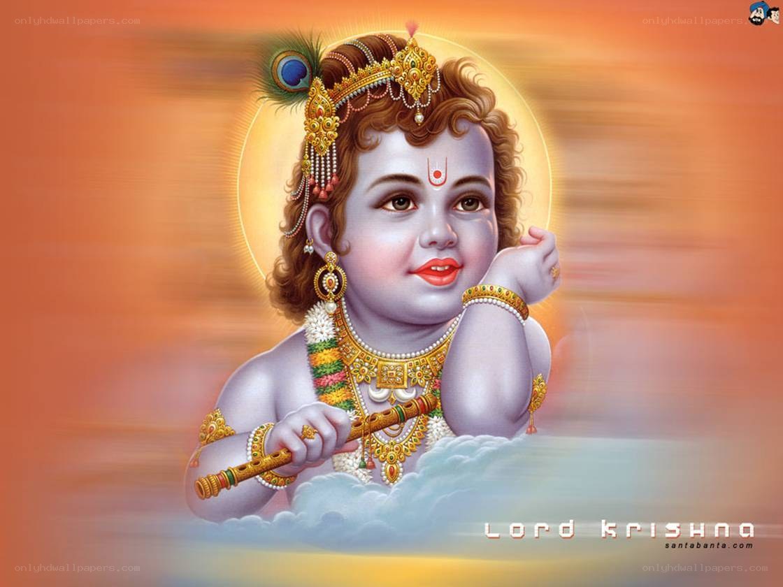 Lord Krishna as a child