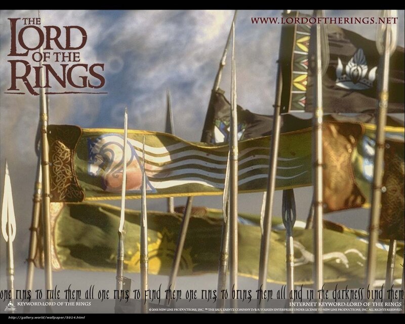 Lord of the Rings banner scene