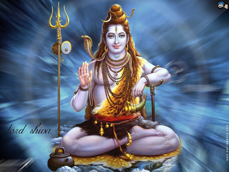 Lord Shiva with trident