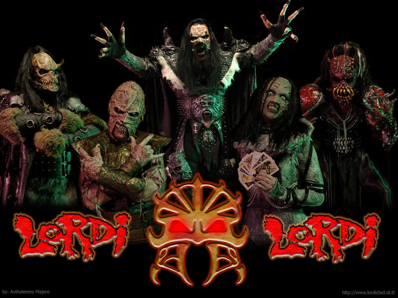 LORDI band with monster costumes