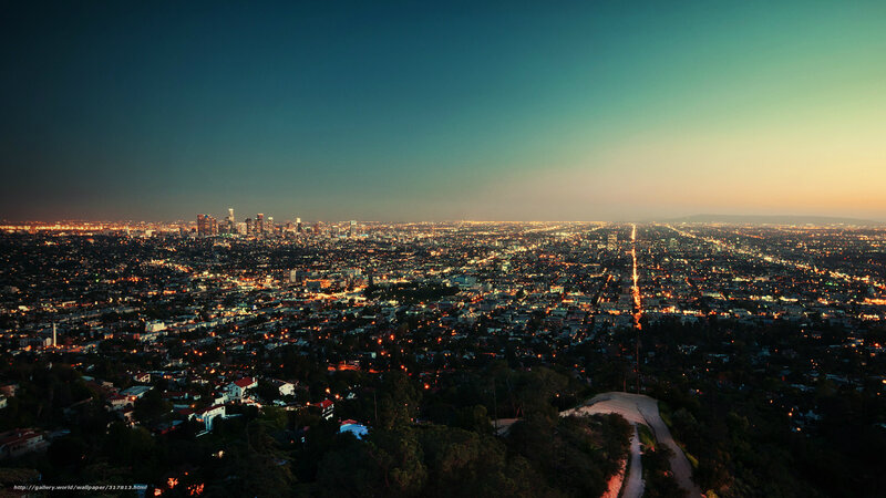 Los Angeles at dusk