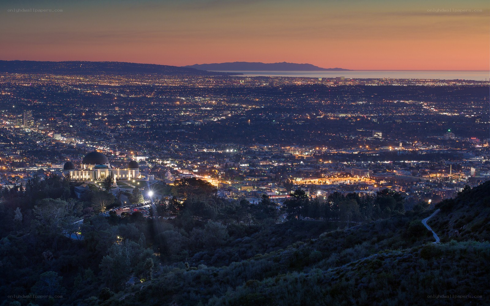 Los Angeles at dusk