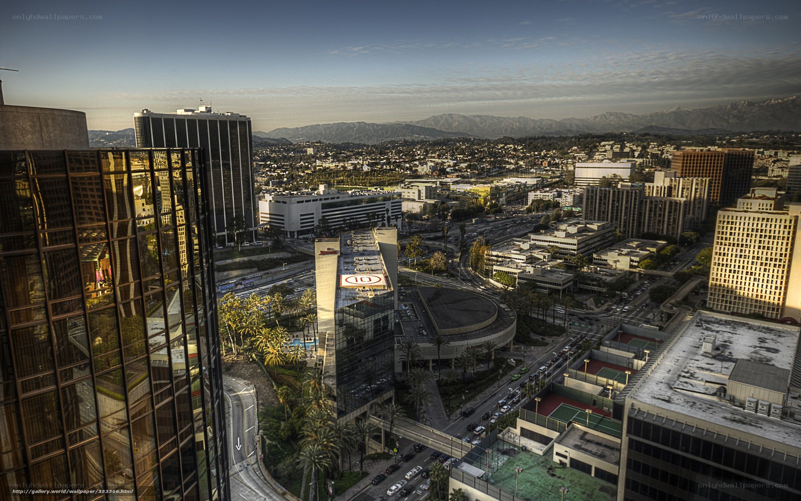 Los Angeles cityscape view