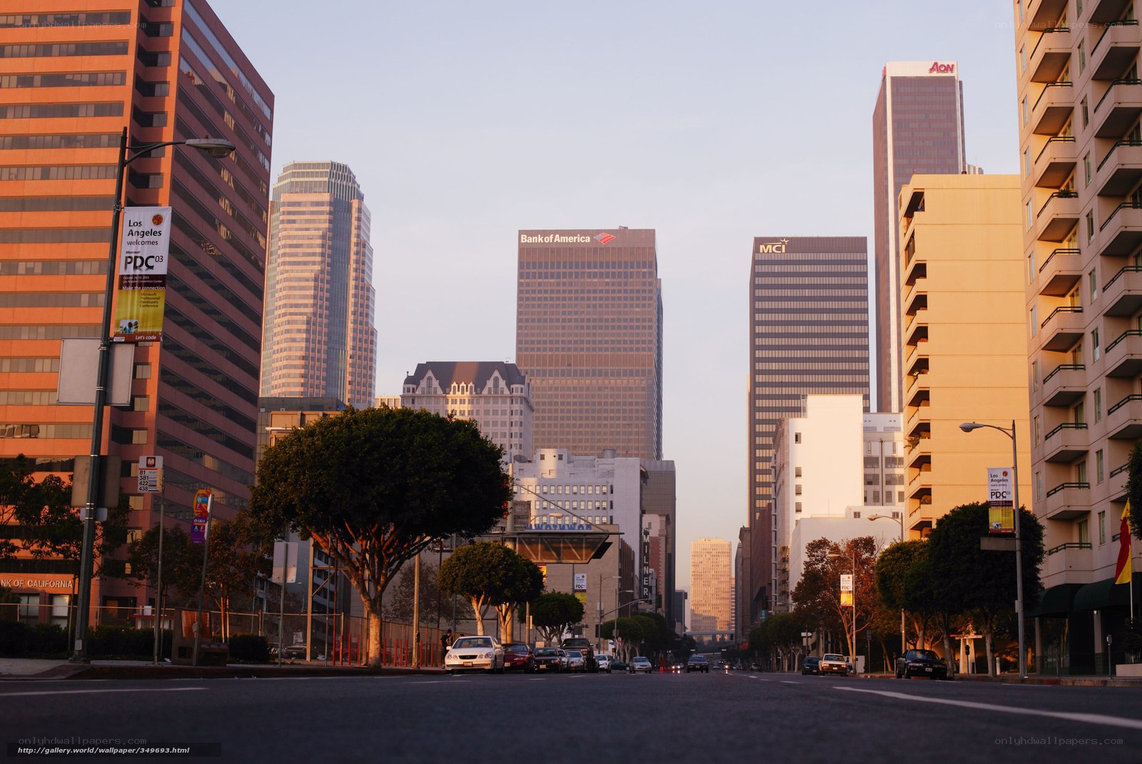 Los Angeles downtown skyline