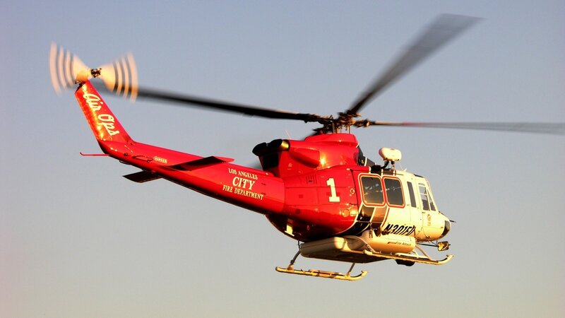 Los Angeles Fire Department helicopter