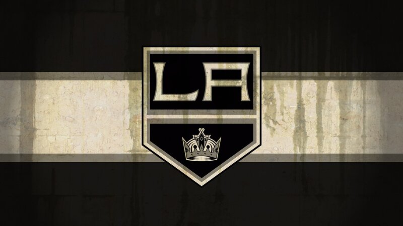 Los Angeles Kings logo on textured background