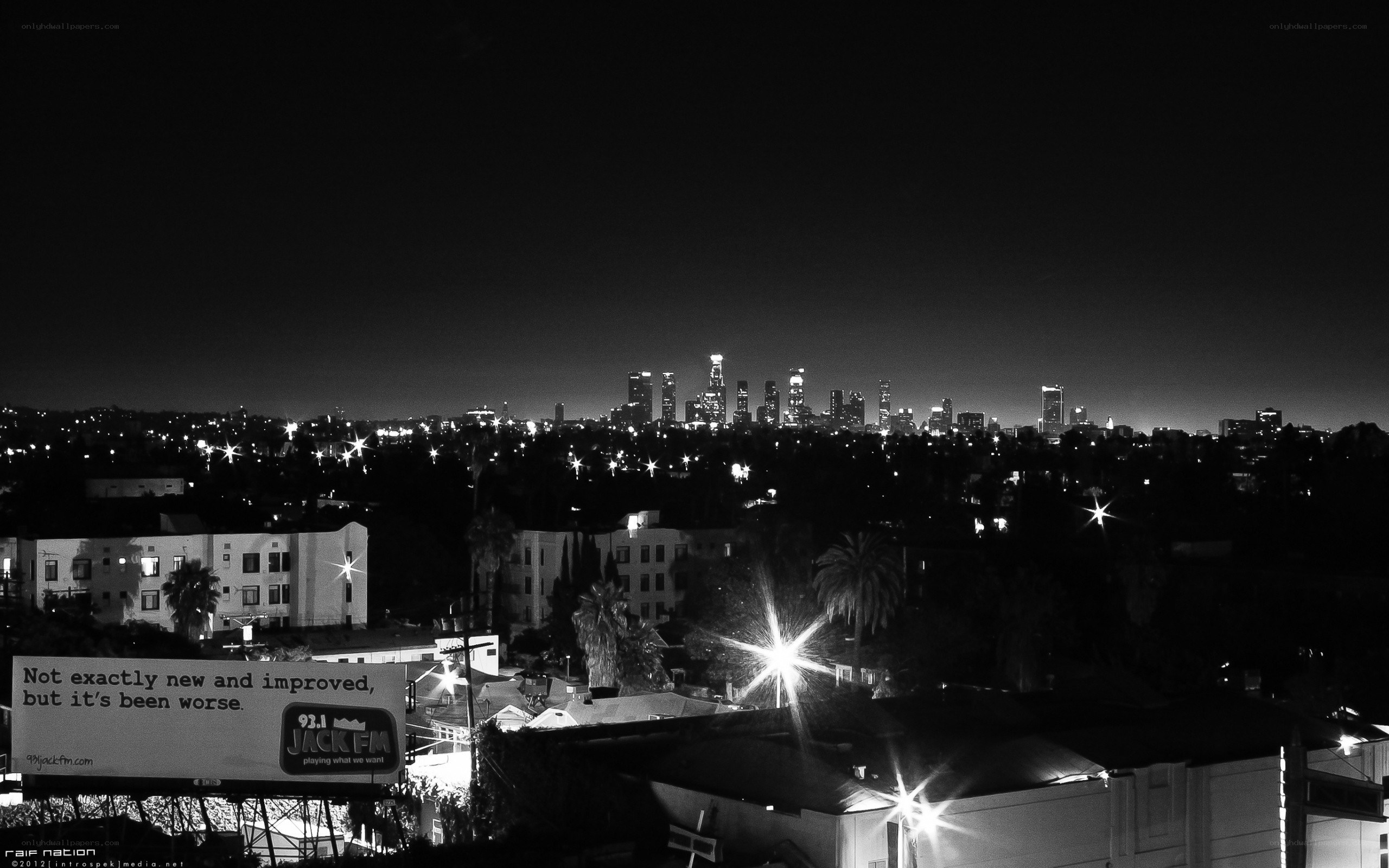 Los Angeles skyline at night