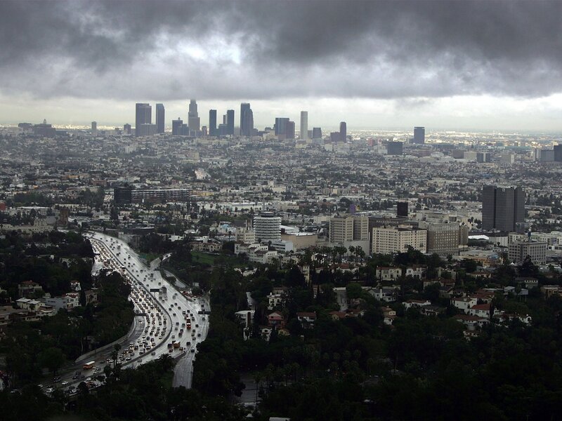 Los Angeles Skyline — Gray