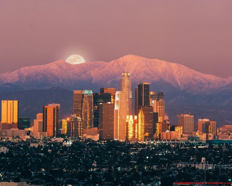 Los Angeles Skyline — Sunset