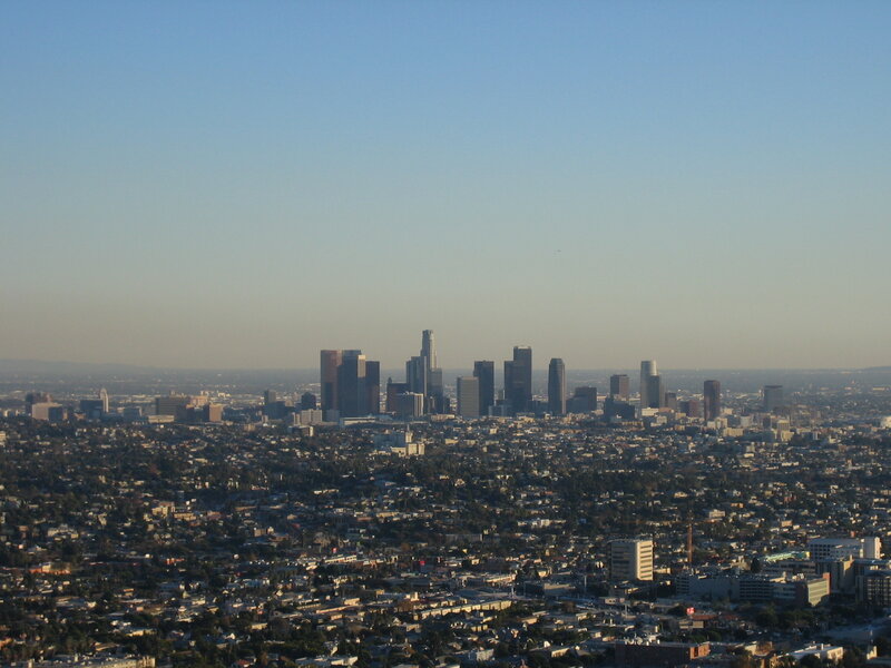 Los Angeles skyline view