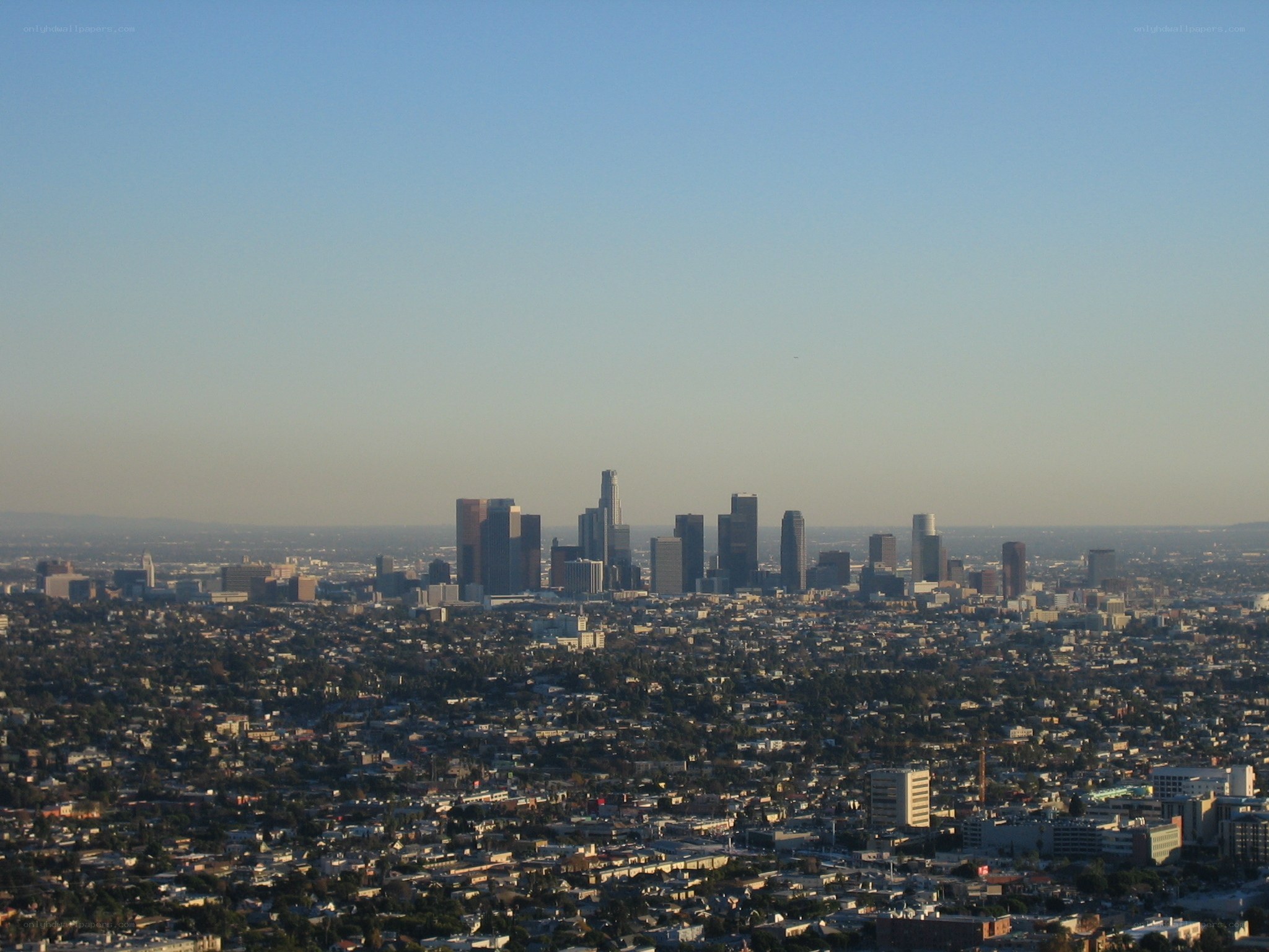 Los Angeles skyline view