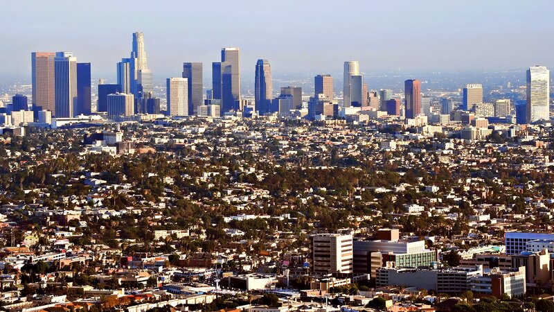 Los Angeles skyline view