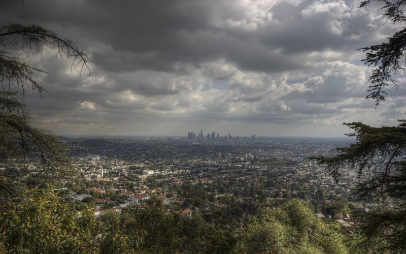 Los Angeles skyline view