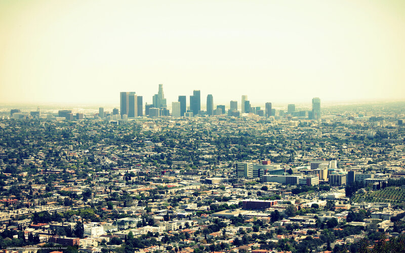 Los Angeles skyline view