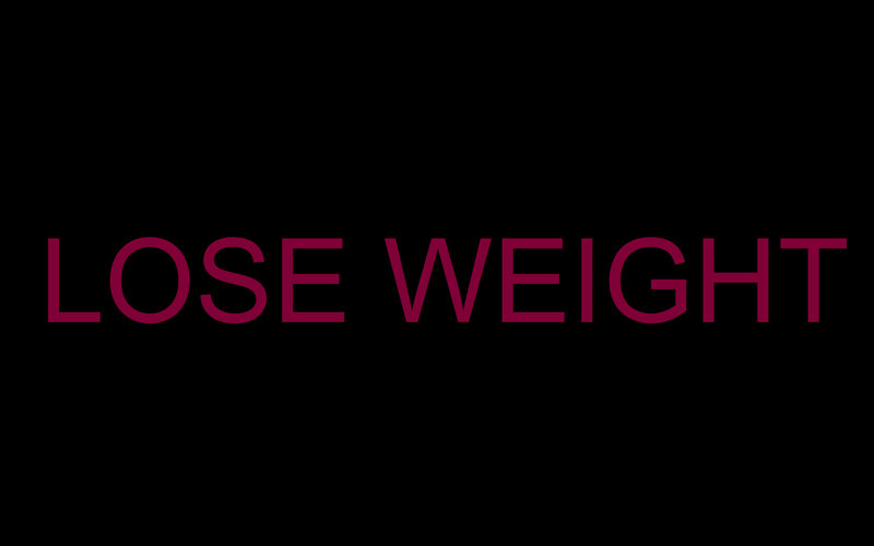 lose weight text