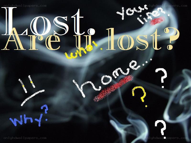Lost and confused
