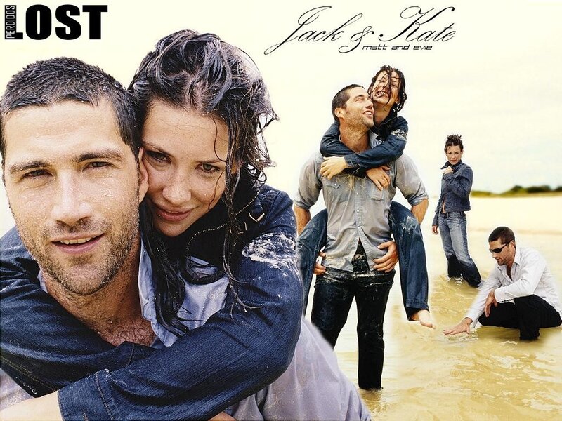 Lost cast beach scene