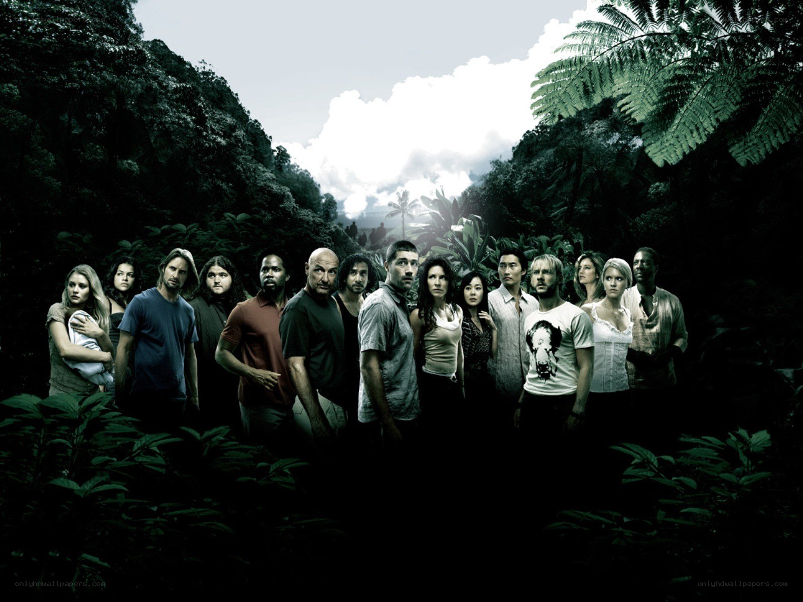 Lost cast in jungle