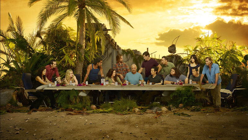 Lost cast on a tropical island