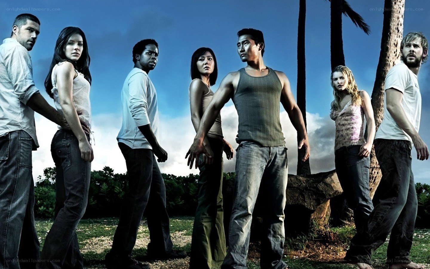Lost cast on island