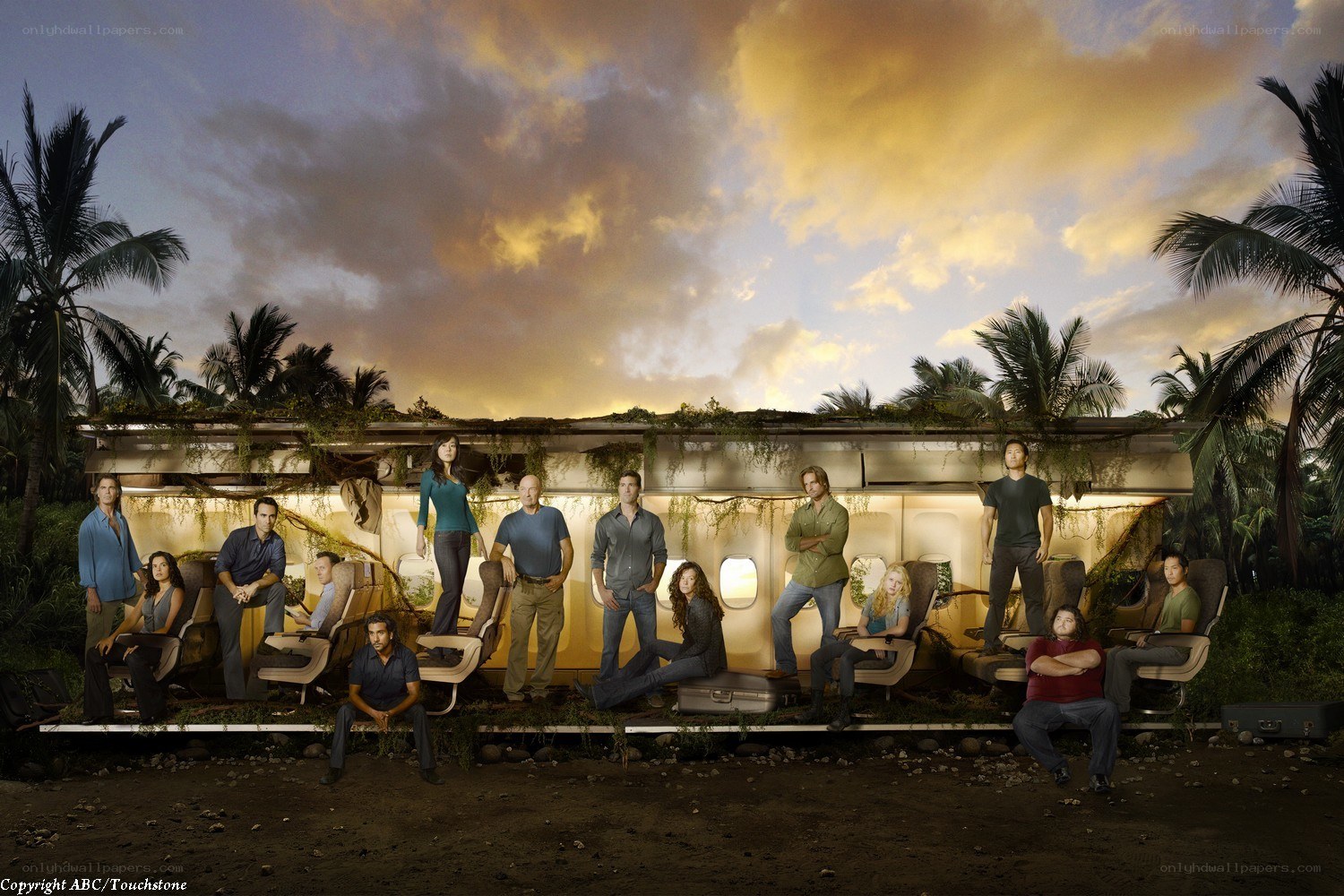 Lost cast on island