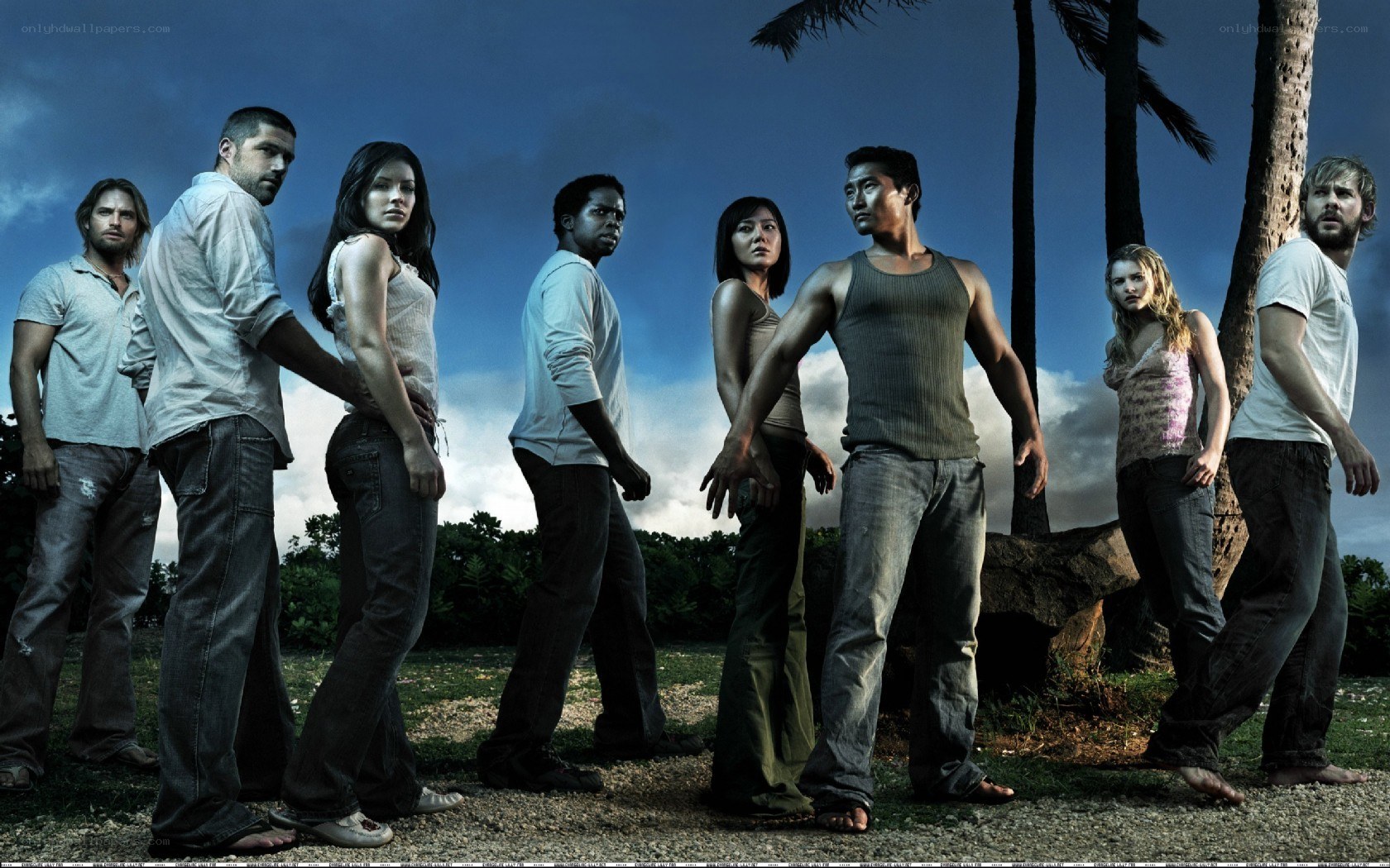 Lost cast on island