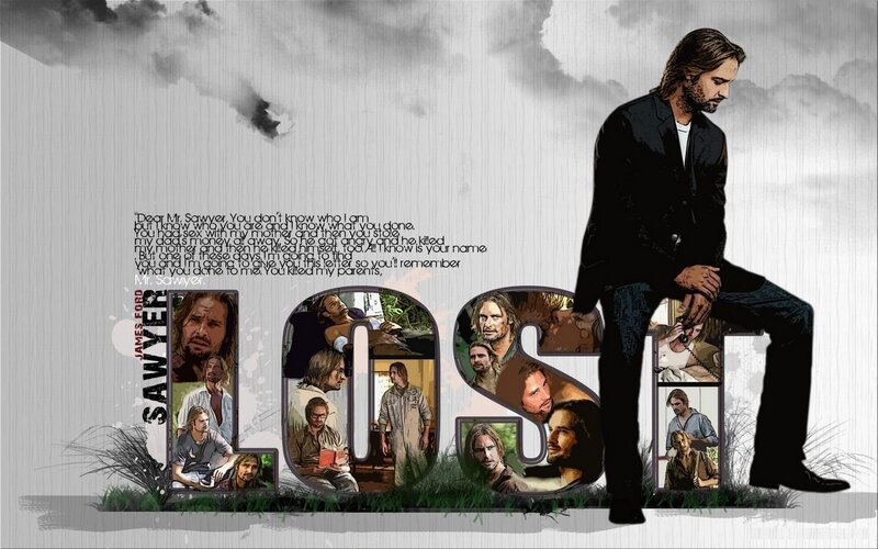Lost character collage