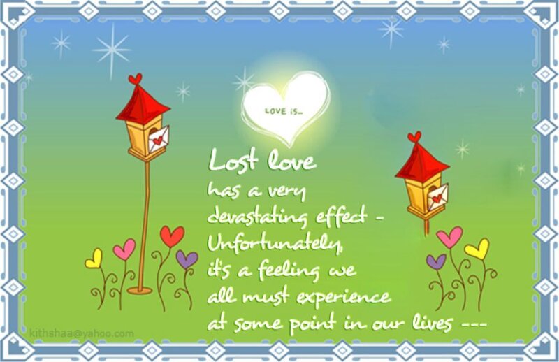 Lost Love Message