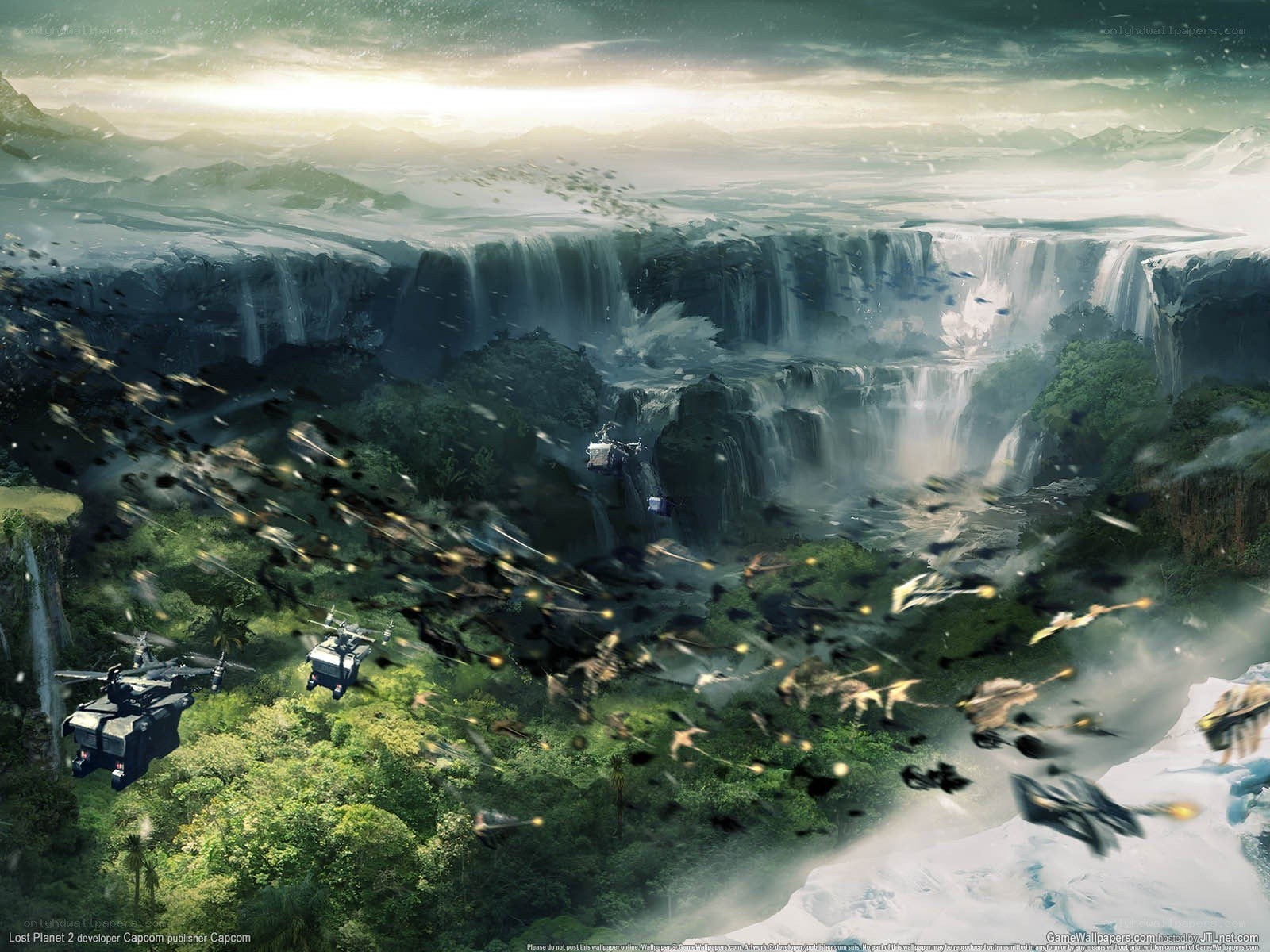 Lost Planet 2 battle scene