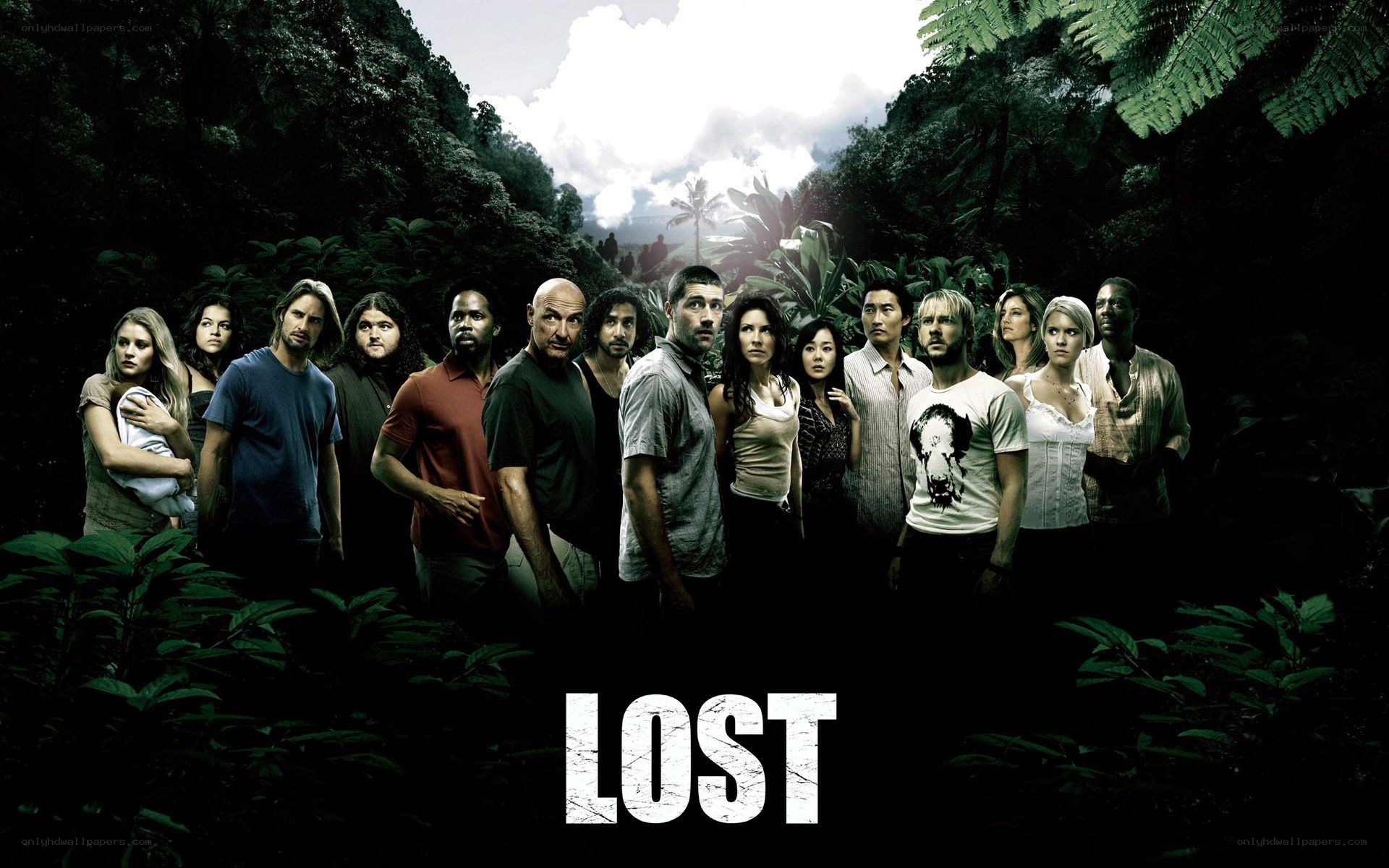 Lost TV series cast poster
