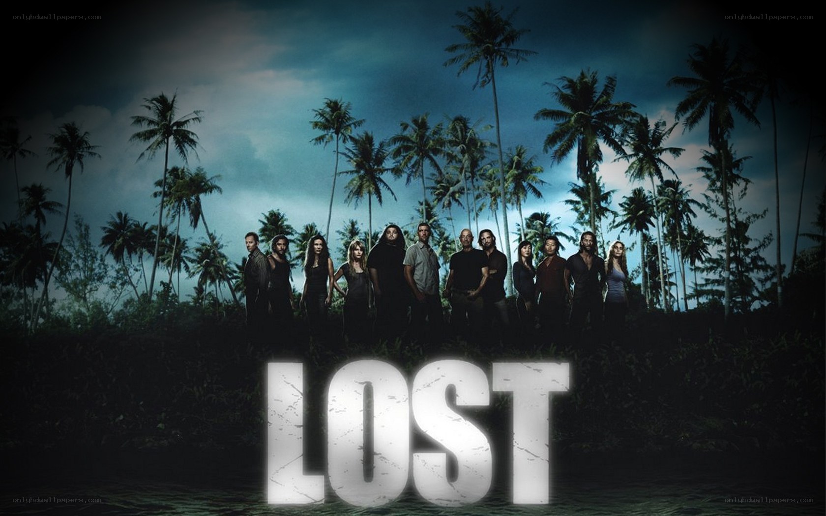 Lost TV series cast poster