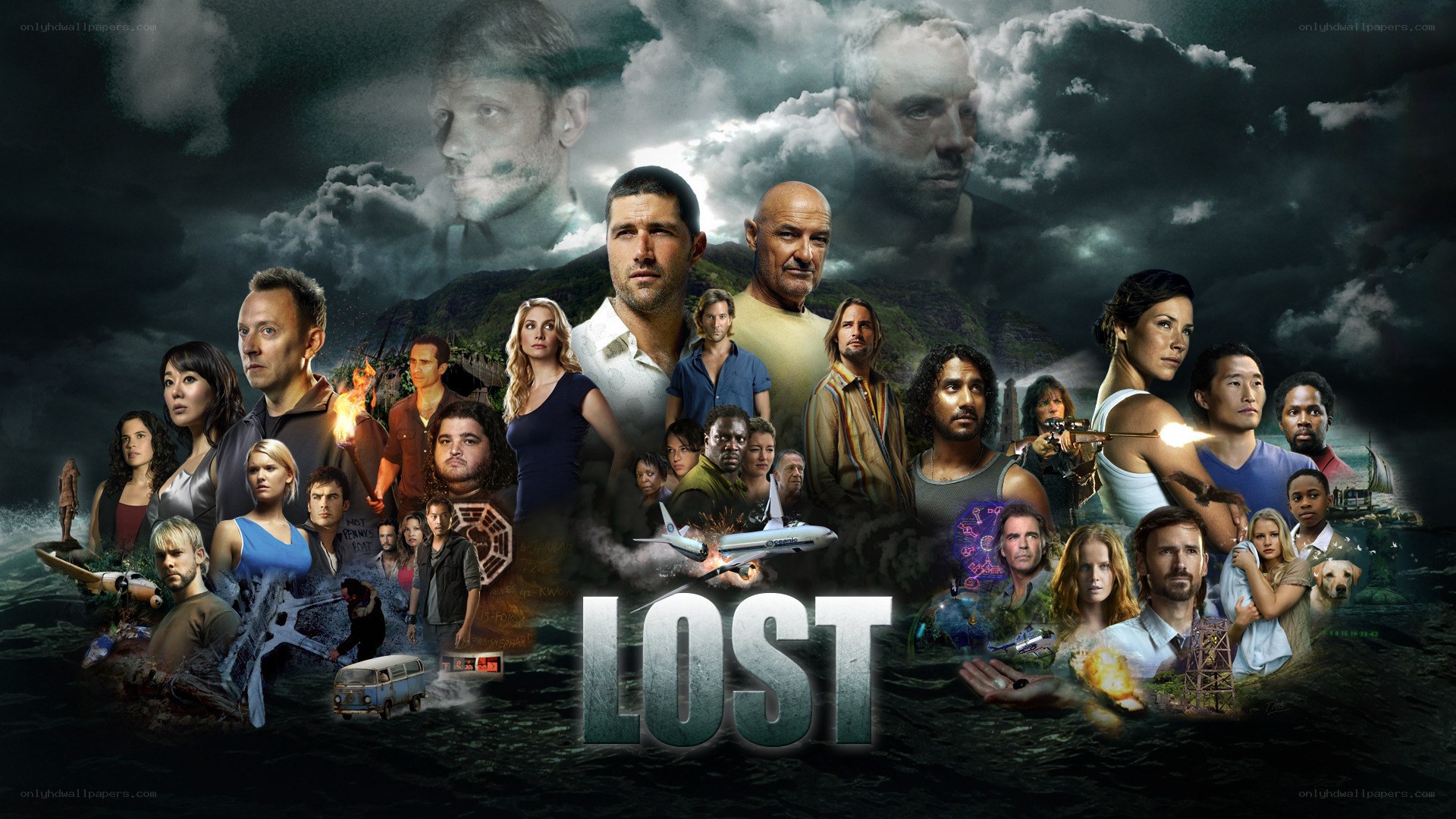 Lost TV series promotional poster