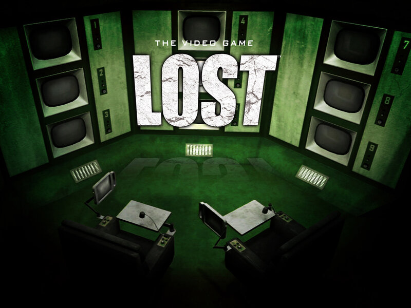 Lost video game title screen