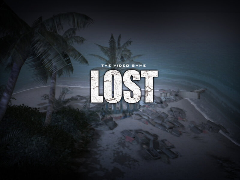 Lost video game title screen