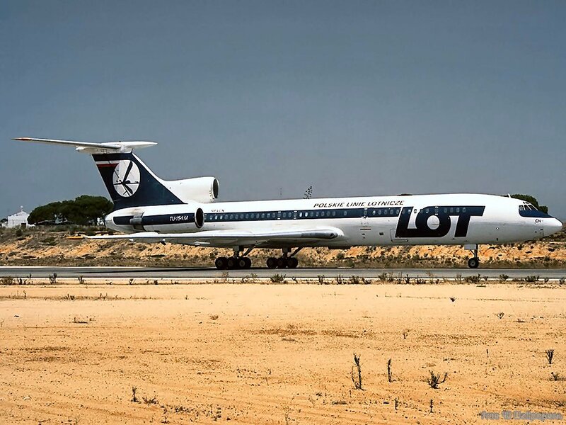 LOT Polish Airlines aircraft on runway