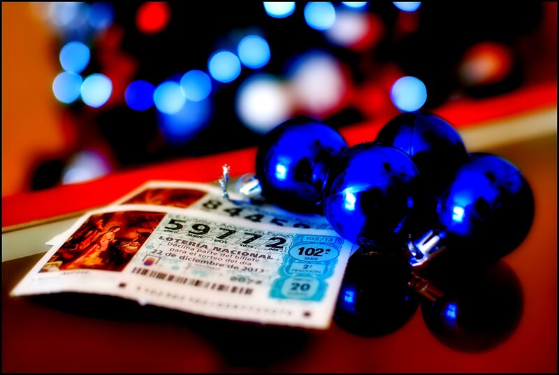 Lottery Ticket with Ornaments