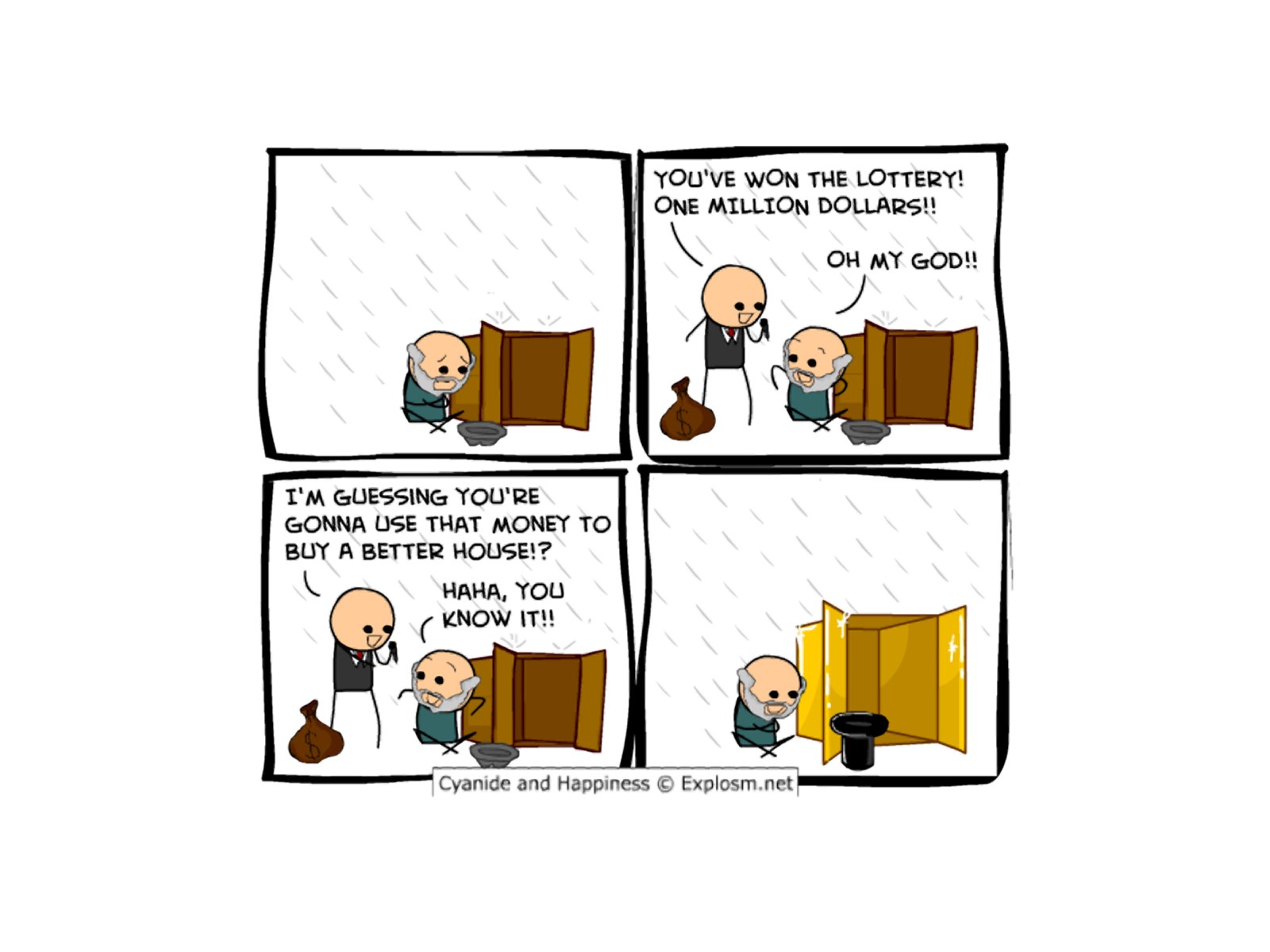 Lottery Winner Comic