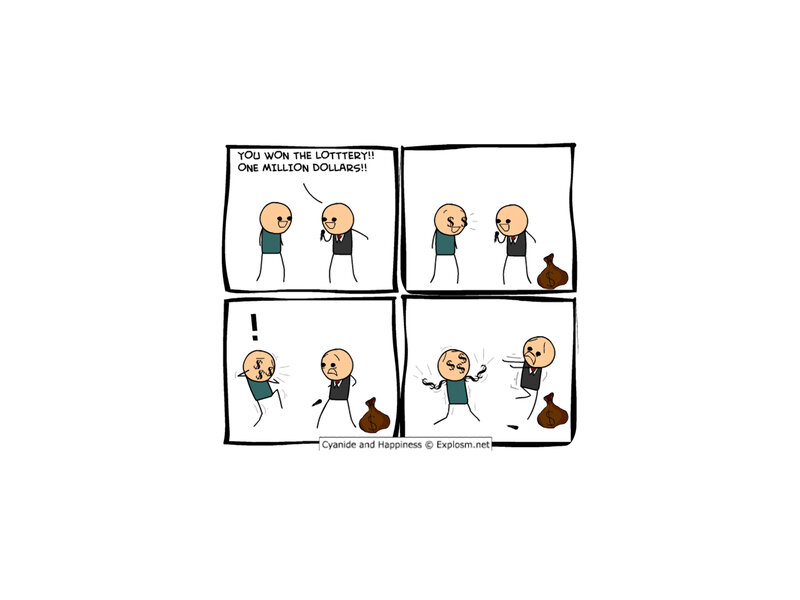 Lottery Winner Comic