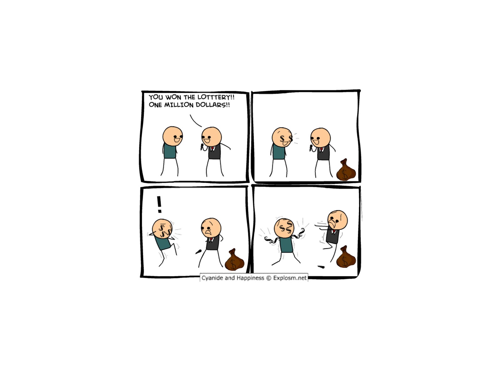 Lottery Winner Comic