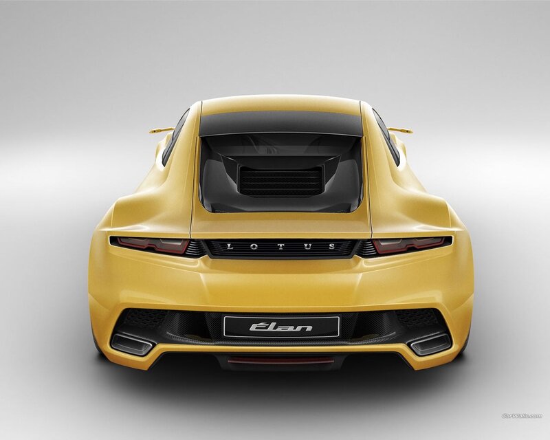Lotus Elan concept car rear view