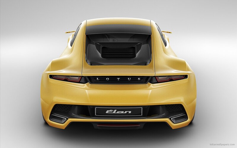 Lotus Elan concept rear view