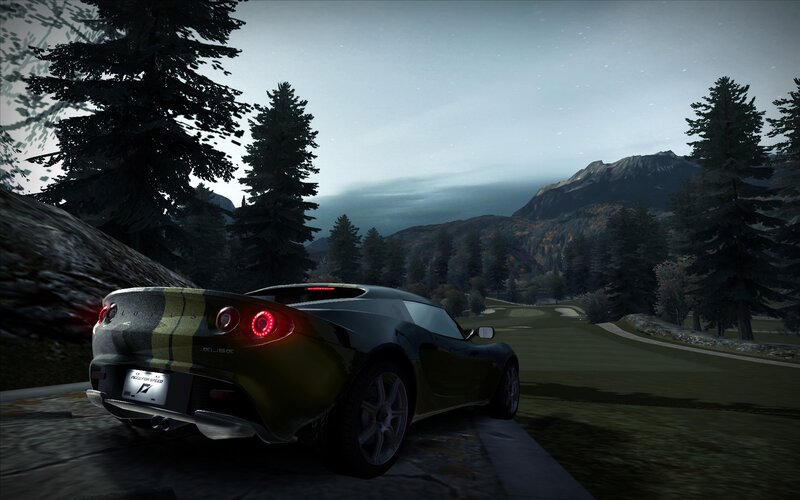 Lotus Elise on a mountain road