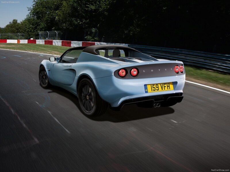 Lotus Elise on a racetrack