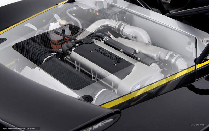Lotus engine bay view
