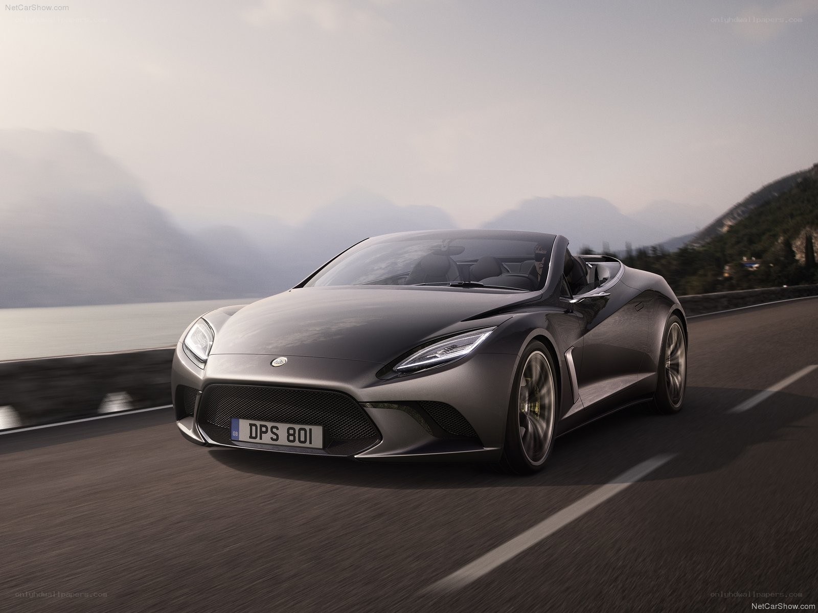 Lotus Evora Convertible in Motion