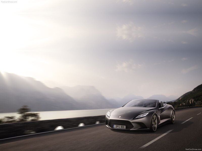 Lotus Evora GTE on a scenic road