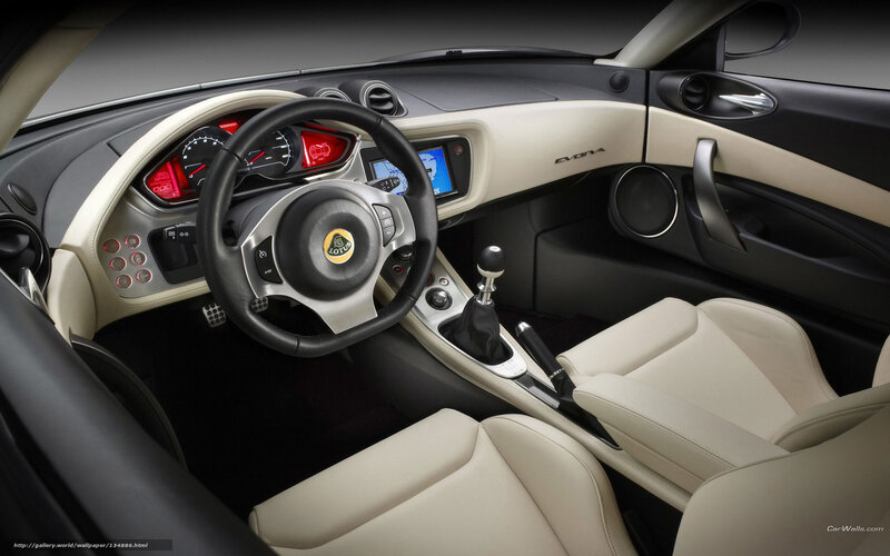 Lotus Evora interior cockpit