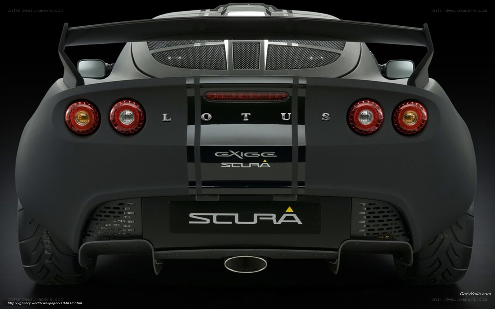 Lotus Exige Scura rear view